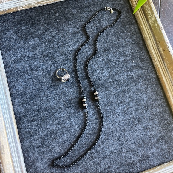 Vintage Sarah Coventry Mystic Lady Necklace And Ring - Picture 1 of 10
